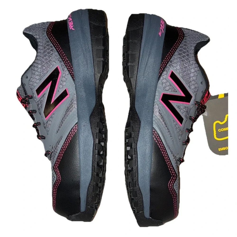 New Balance 589  Industrial Work Shoes Women's‎ 7.5 Gray Pink  Composite Toe NEW